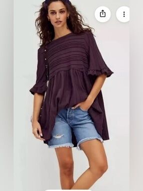 🆕 Women’s Free People Take a Spin Tunic. Size Medium. NWT
